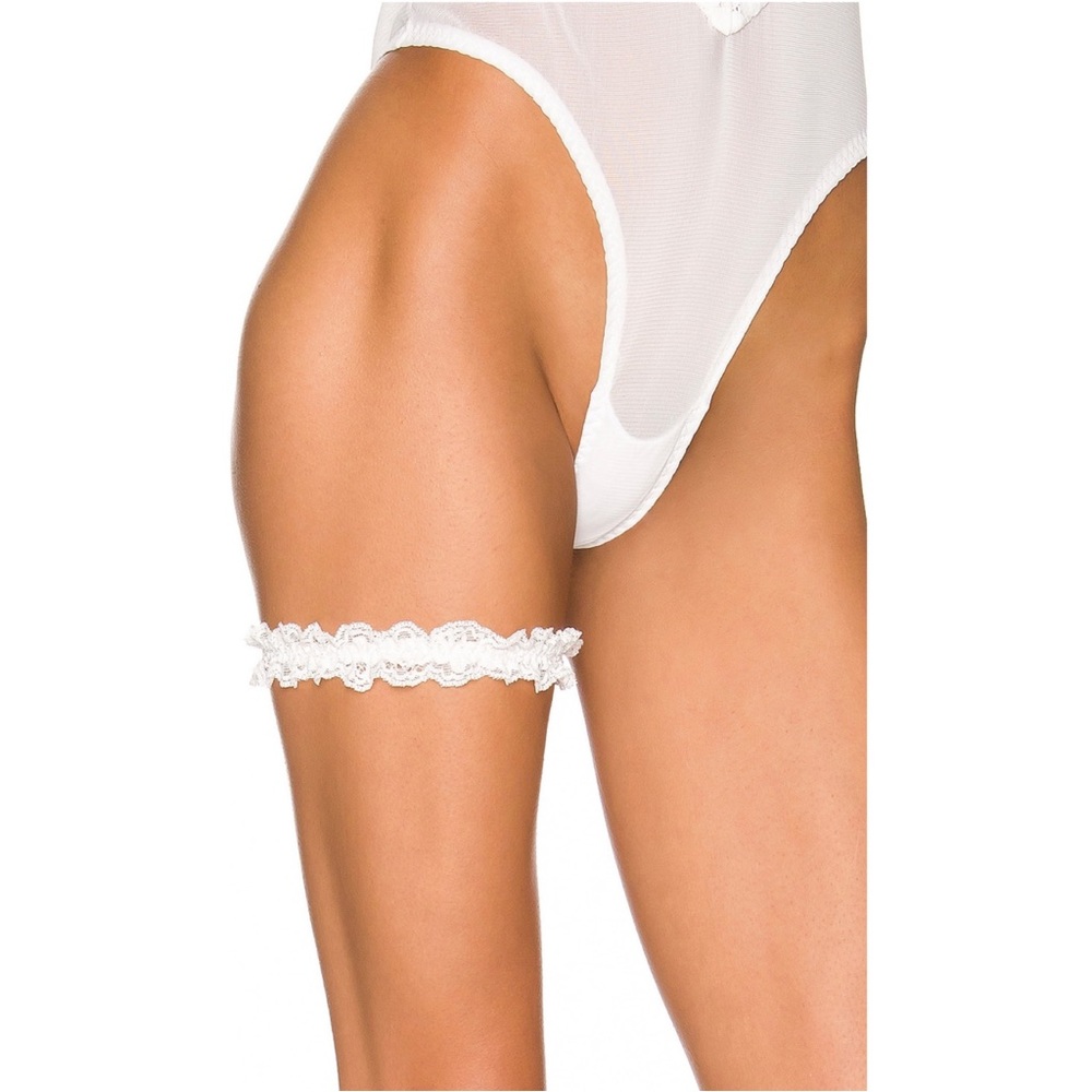 We Are HAH - One & Done White Garter - NEW WITH TAGS